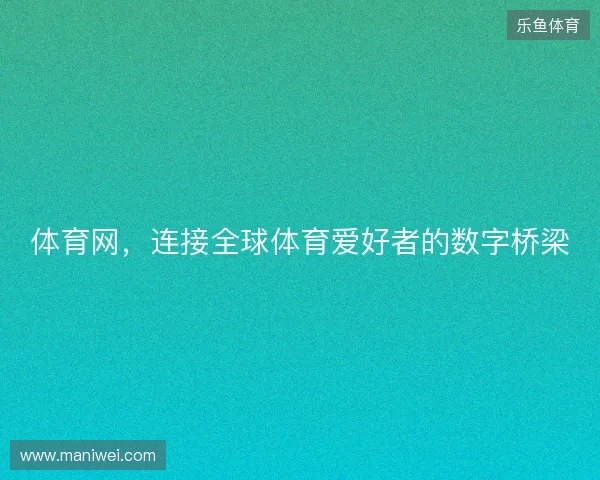 体育网，连接全球体育爱好者的数字桥梁