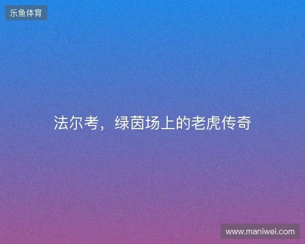 法尔考，绿茵场上的老虎传奇